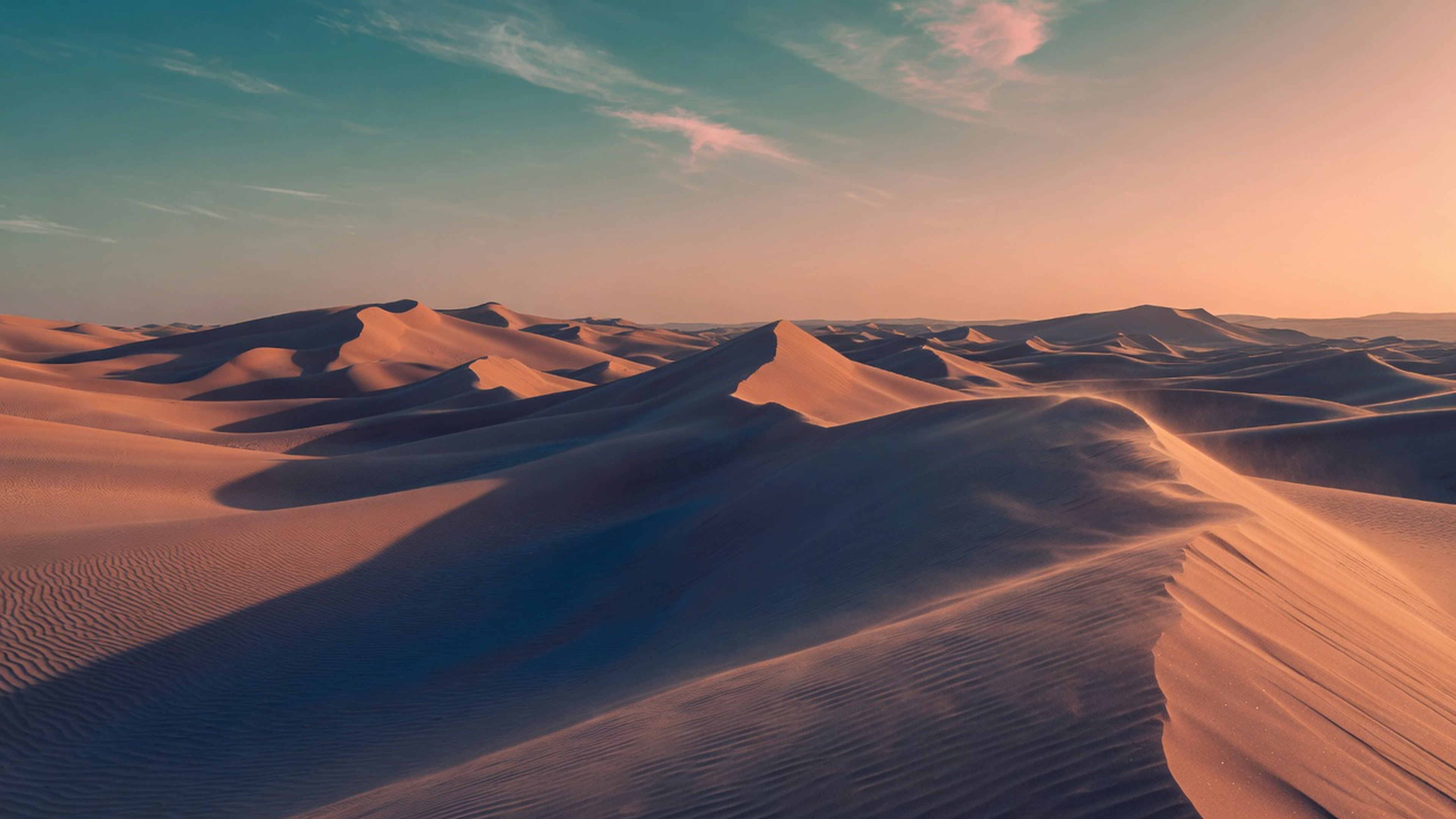 Desert — wind-carved dunes